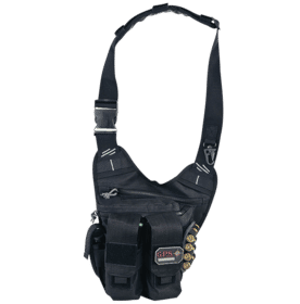 The Large Sling Pack offers a way to carry all your tactical gear and a full-sized frame pistol in a single pack.